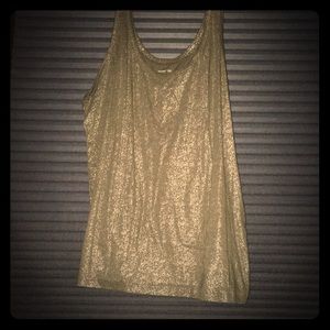 Silver Sparkle Tank Top